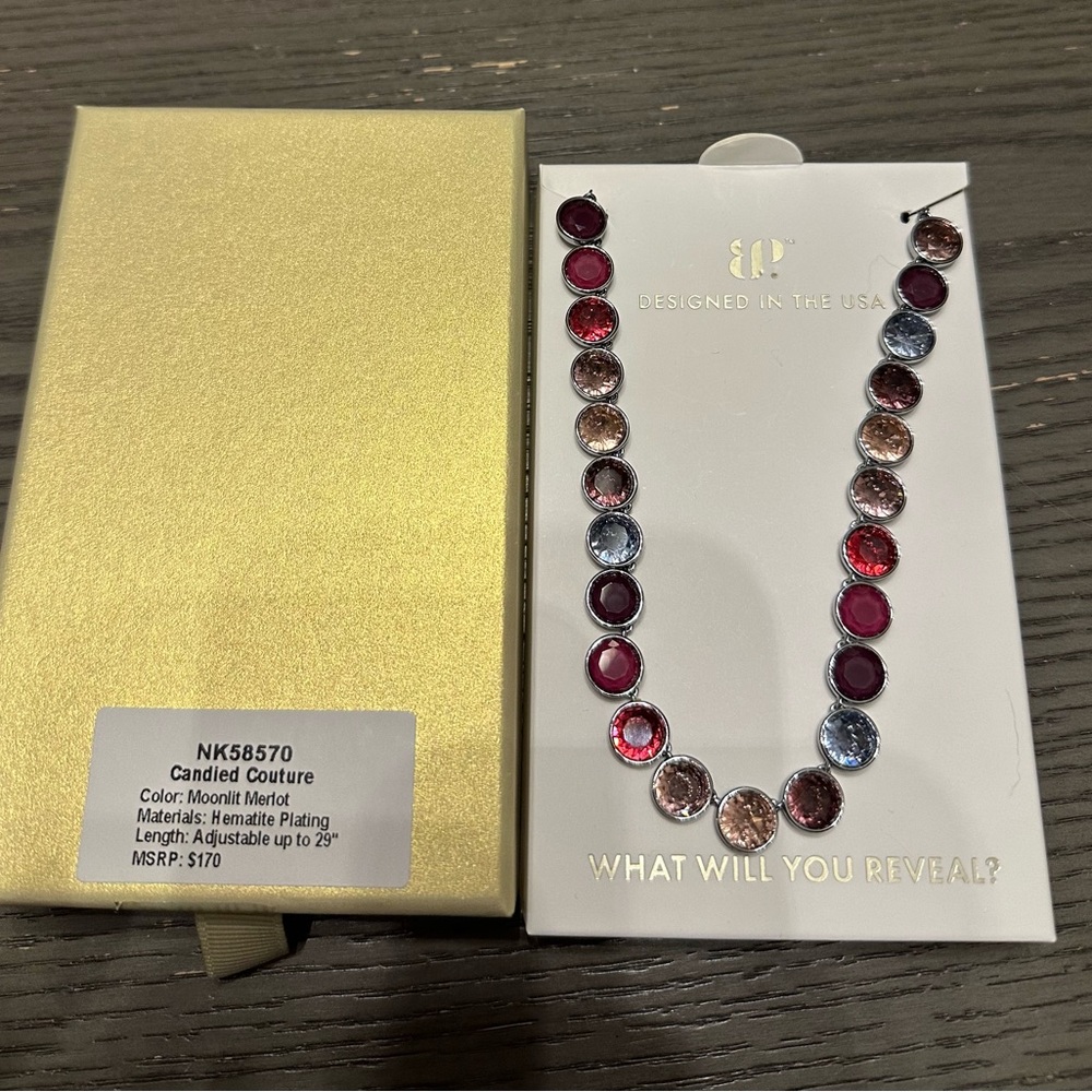 Candied Couture Monochrome Merlot Necklace